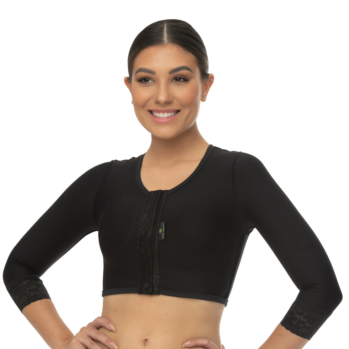 Colete Feminino Pós Cirúrgico Com Mangas