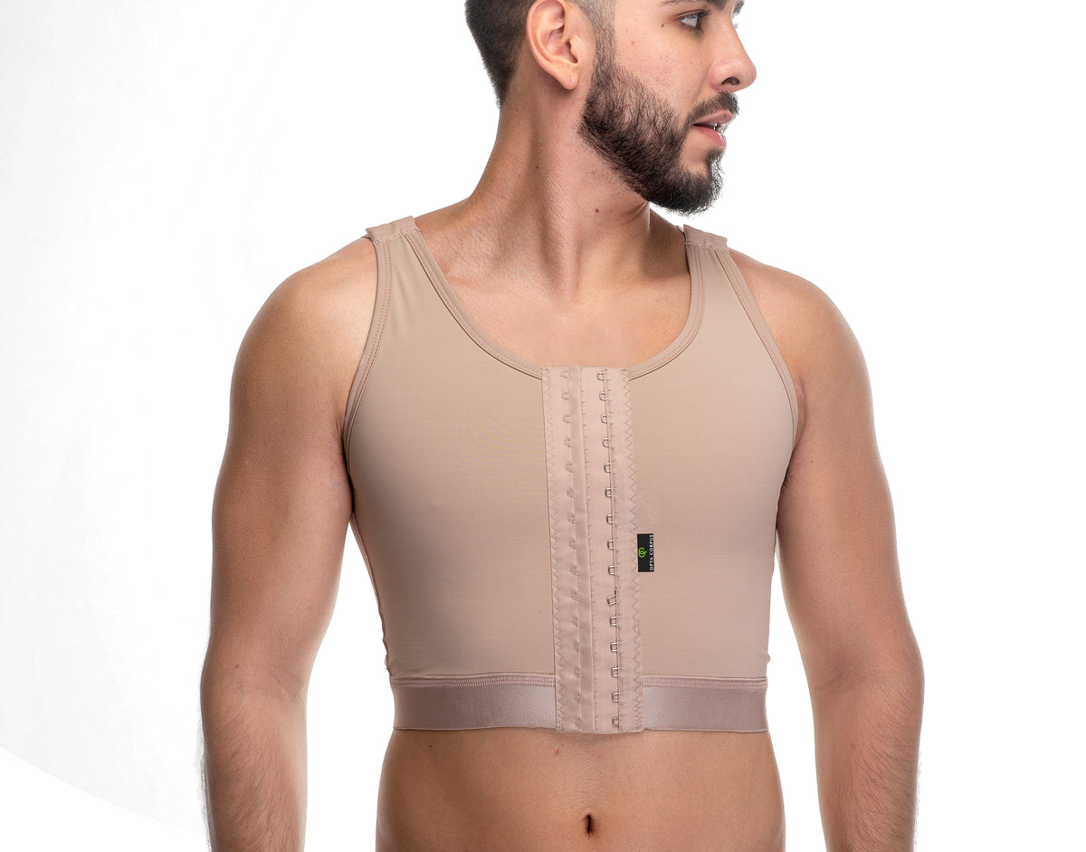 Cinta Masculina Colete Pós Cirúrgica Ginecomastia