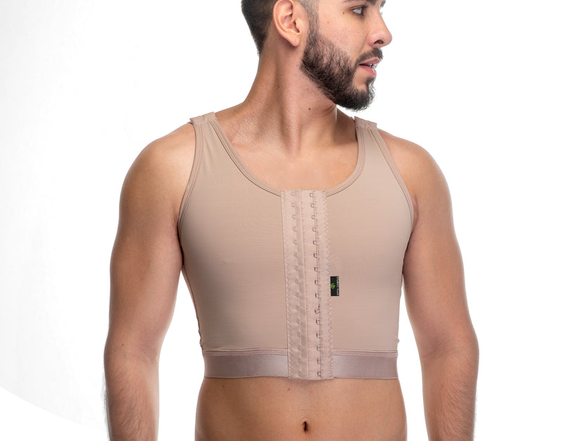 Cinta Masculina Colete Pós Cirúrgica Ginecomastia